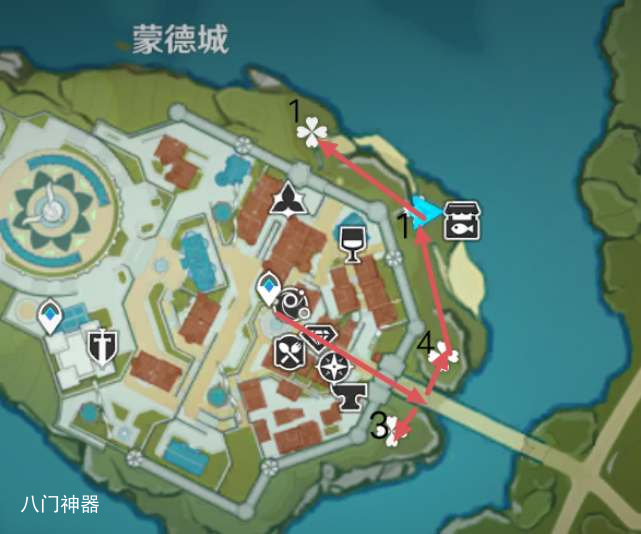 《原神》蒲公英籽快速收集路线2023