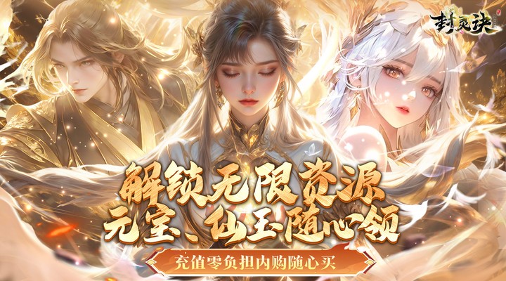 【新游推荐】封灵诀 （0.05折无限资源版）今日07:30首发上线