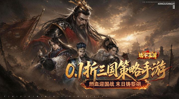 【新游推荐】魂斗三国(0.1折送20星神将)今日07:30首发上线