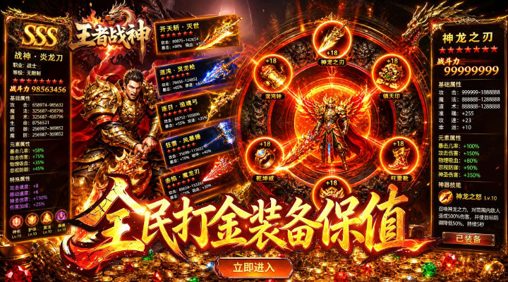 【新游推荐】王者战神（打工人追梦福利版）今日07:30首发上线