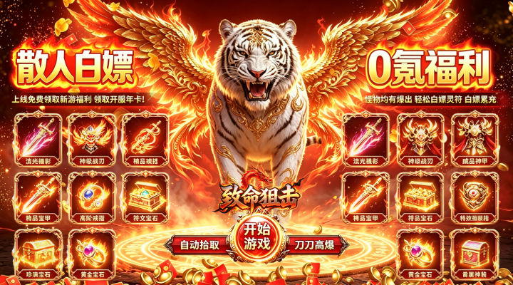 【新游推荐】致命狙击(天魔屠龙福利版)今日07:30首发上线