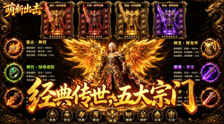 【新游推荐】萌新出击（神话传世）今日07:30首发上线