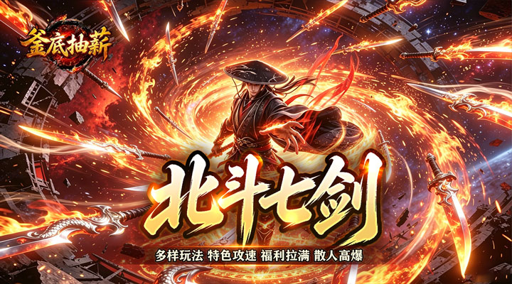 【新游推荐】釜底抽薪（炫煞快刀狂送充值）今日07:30首发上线