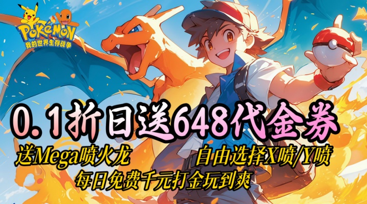 【新游推荐】我的世界生存战争（0.1折皮卡打金版）今日07:30首发上线