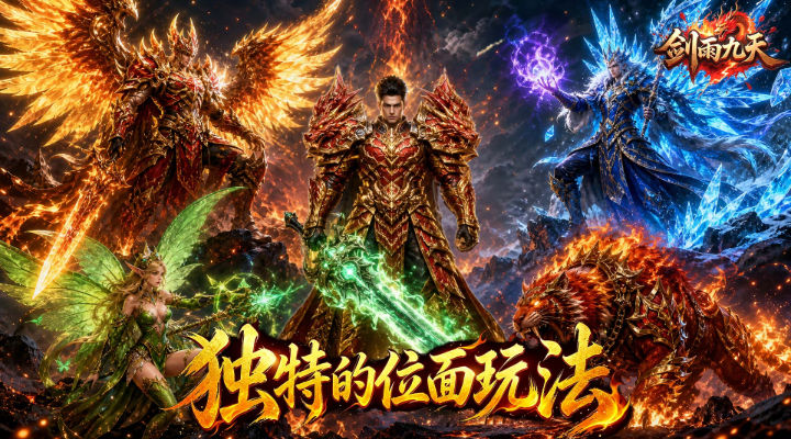 【新游推荐】剑雨九天(竞速福利版)今日07:30首发上线