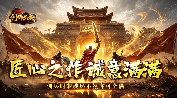 【新游推荐】剑御龙城（掠城除魔专属爆）今日07:30首发上线