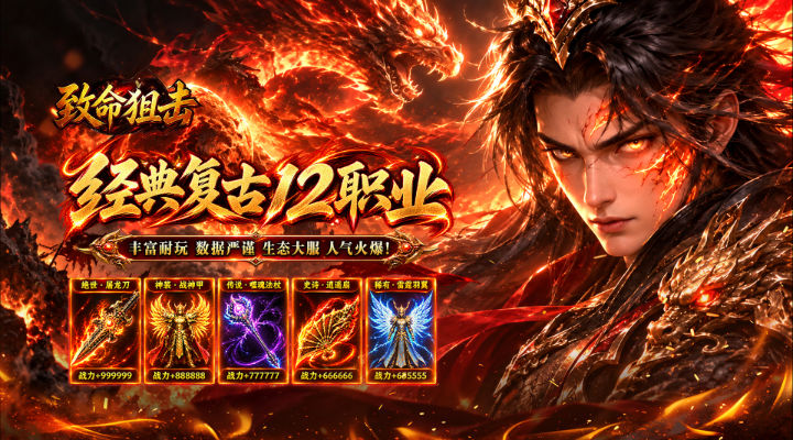 【新游推荐】致命狙击(十二职业免费版)今日07:30首发上线