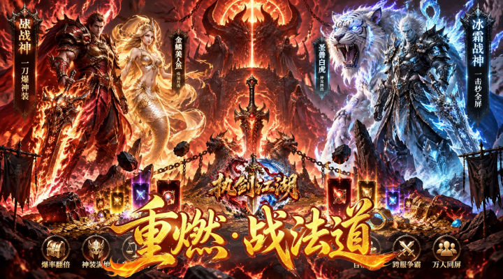 【新游推荐】执剑江湖（神龙传说三职业）今日07:30首发上线