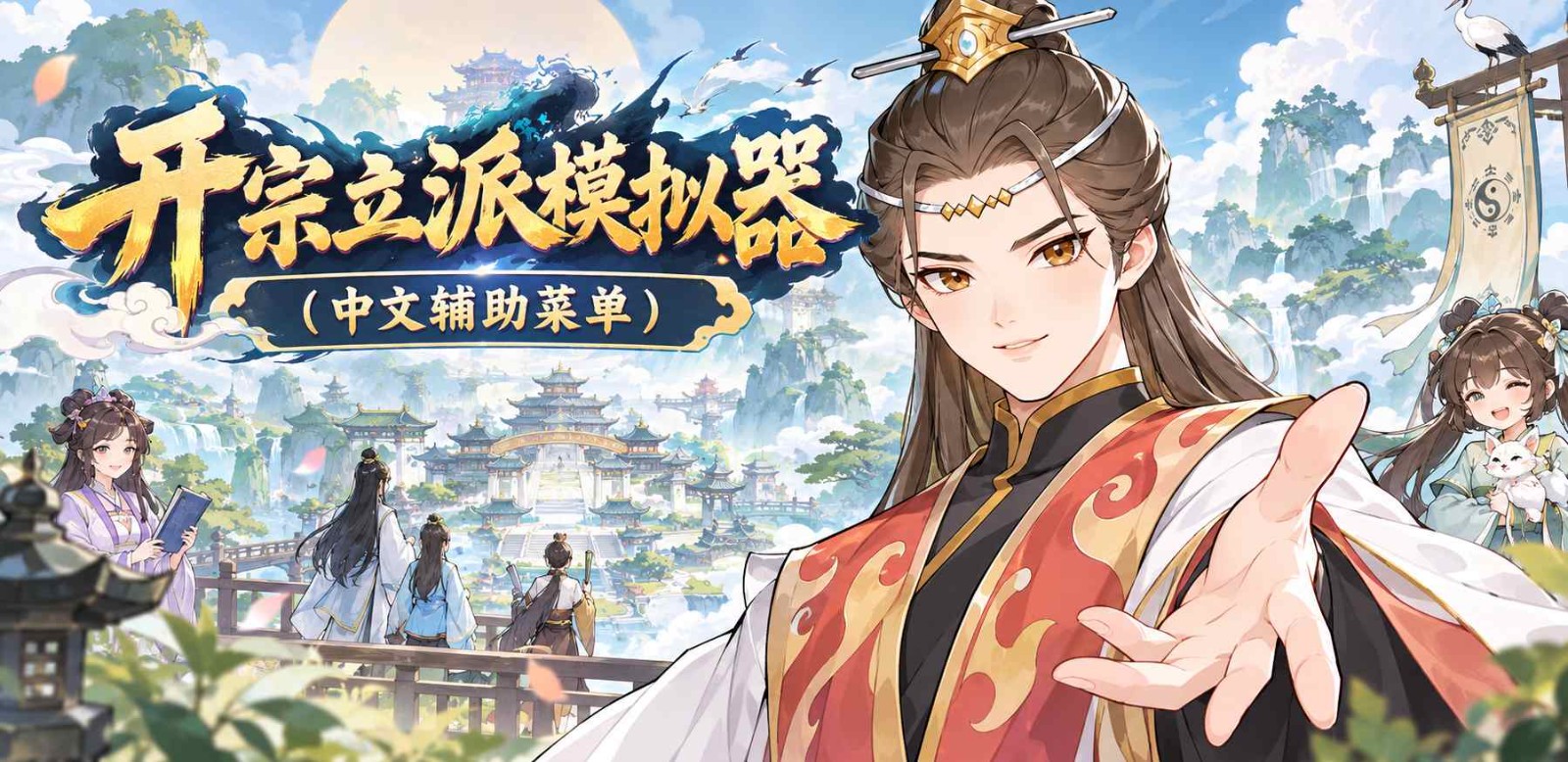 button 开宗立派模拟器（中文辅助菜单）